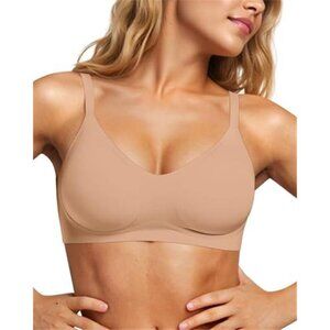 Womens Seamless Jelly Bras No Underwire Comfort Push Up Bras Buttery
